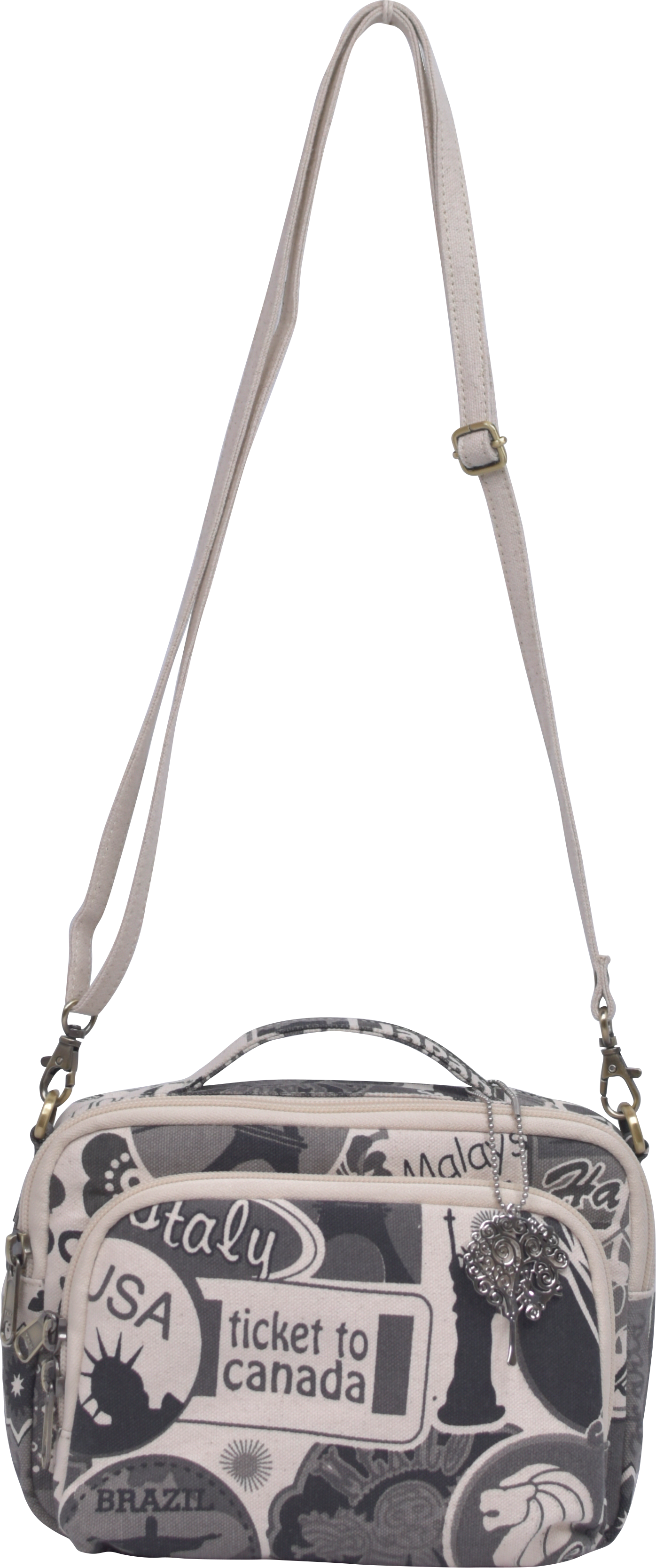 100% ORGANIC COTTON SHOULDER BAG