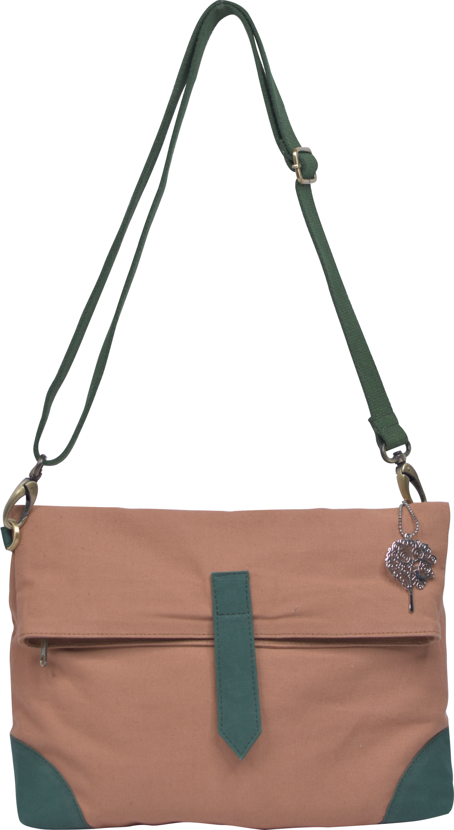 100% COTTON CANVAS SHOULDER BAG