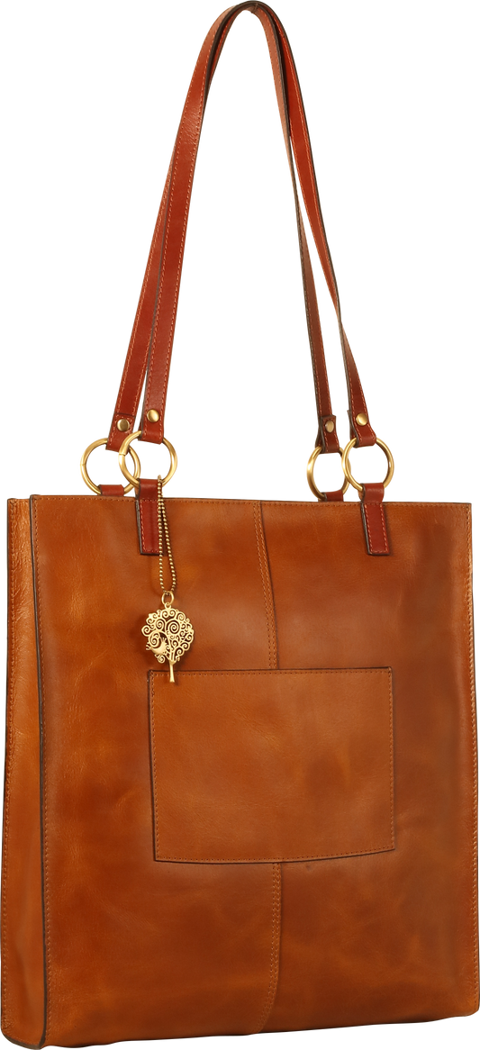 ECO LEATHER SHOULDER BAG