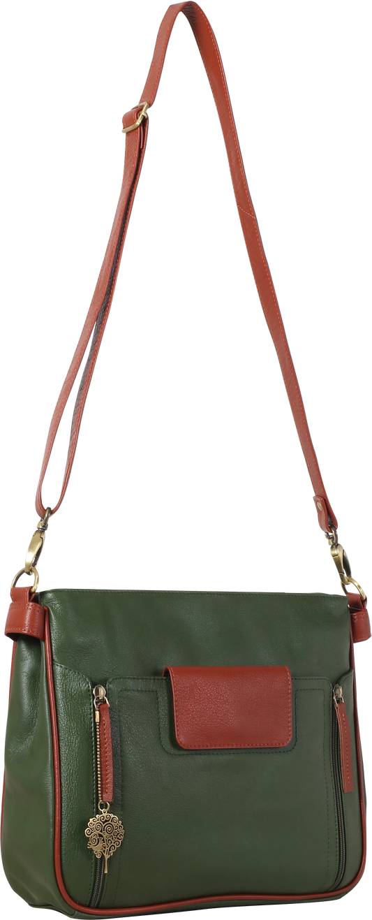 ECO LEATHER SHOULDER BAG